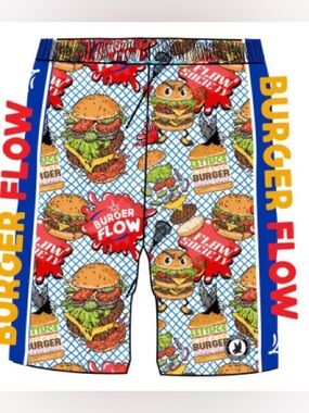 Flow Society Shorts Burger Attack
